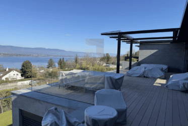 Résidence contemporaine de standing avec vue sur le lac