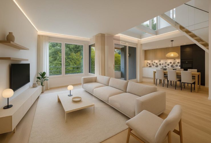 Duplex d’exception à deux pas du lac