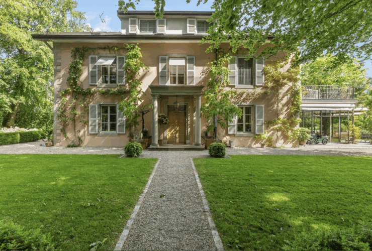 Magnificent Manor House Just Steps from the Lake