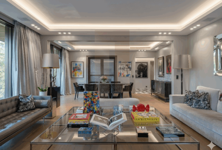 Stunning duplex penthouse apartment with terrace.