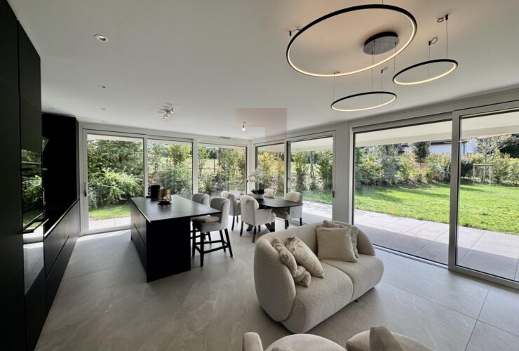 Superbe appartement meublé en rez de jardin